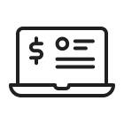 Online banking icon