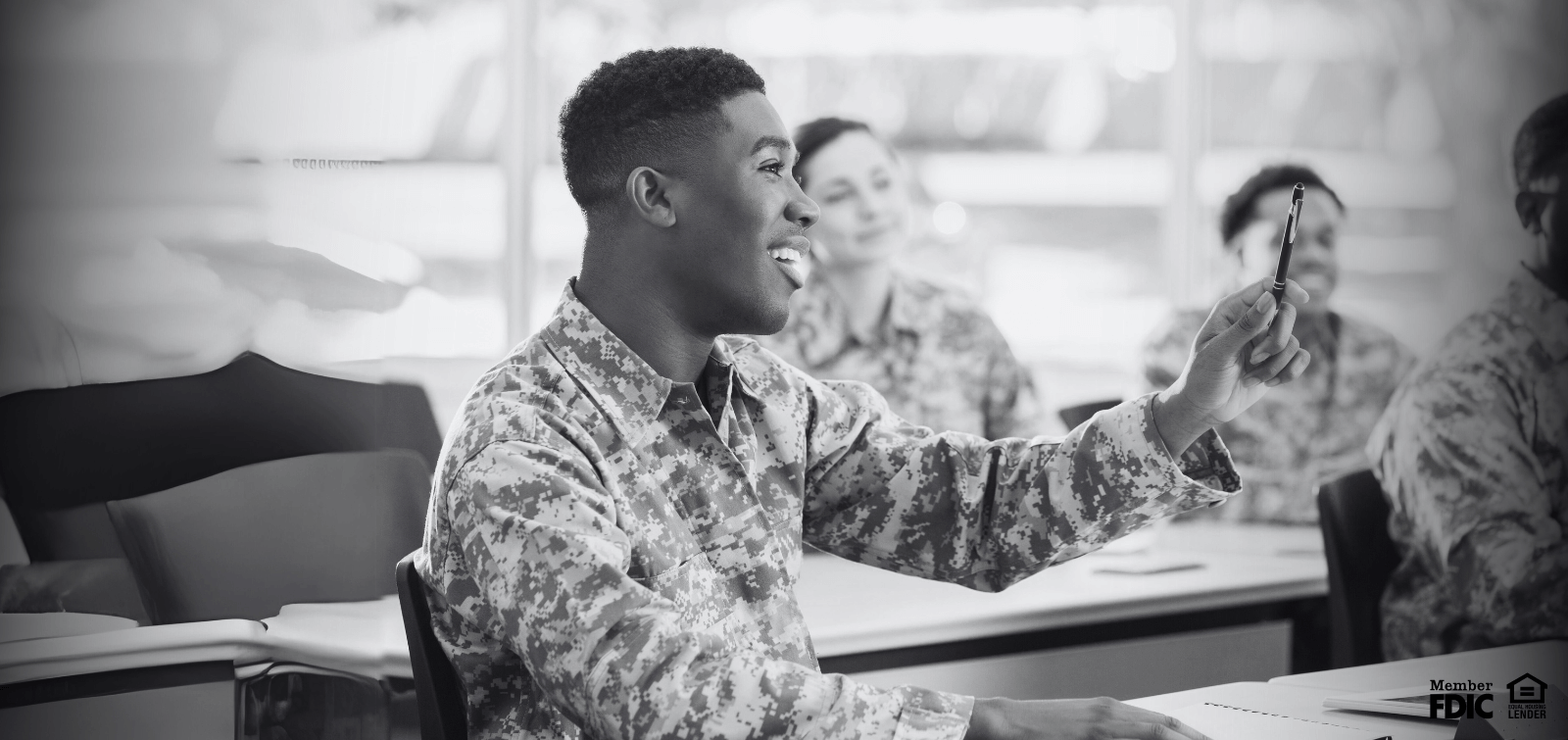 Young military members learn how to responsibly handle their finances.