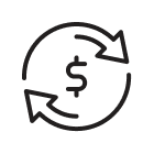 Monthly payment icon
