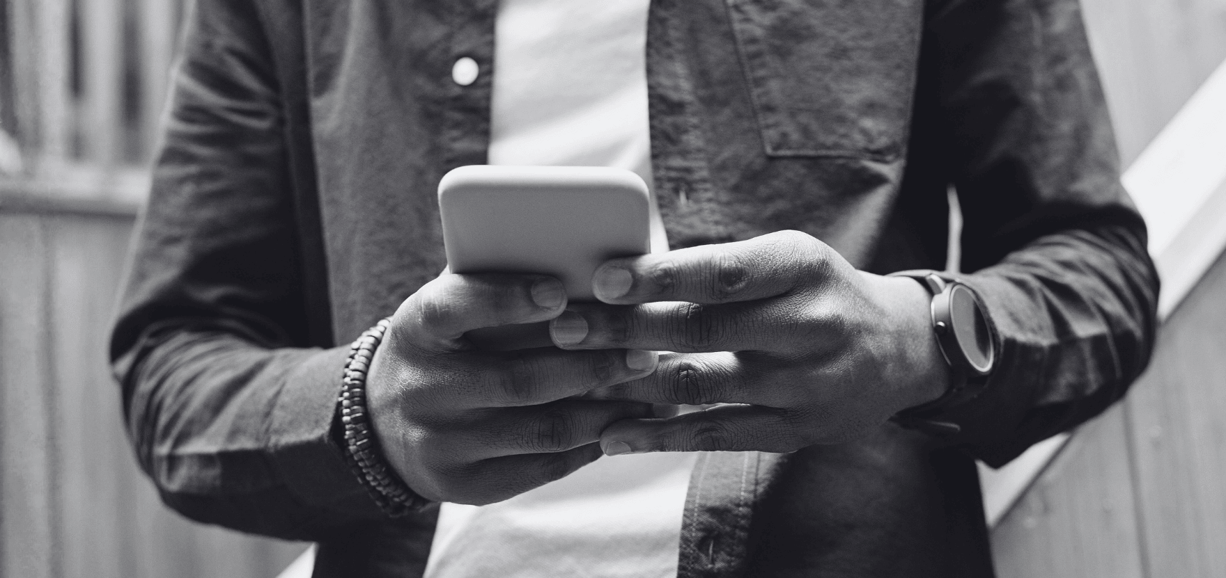 Person using FaceTime on iPhone during a screen-sharing scam.
